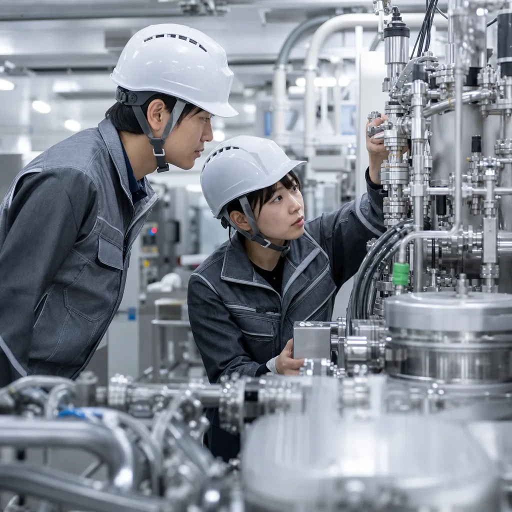 東広島市の半導体工場勤務、声かけで進む機械メンテナンス