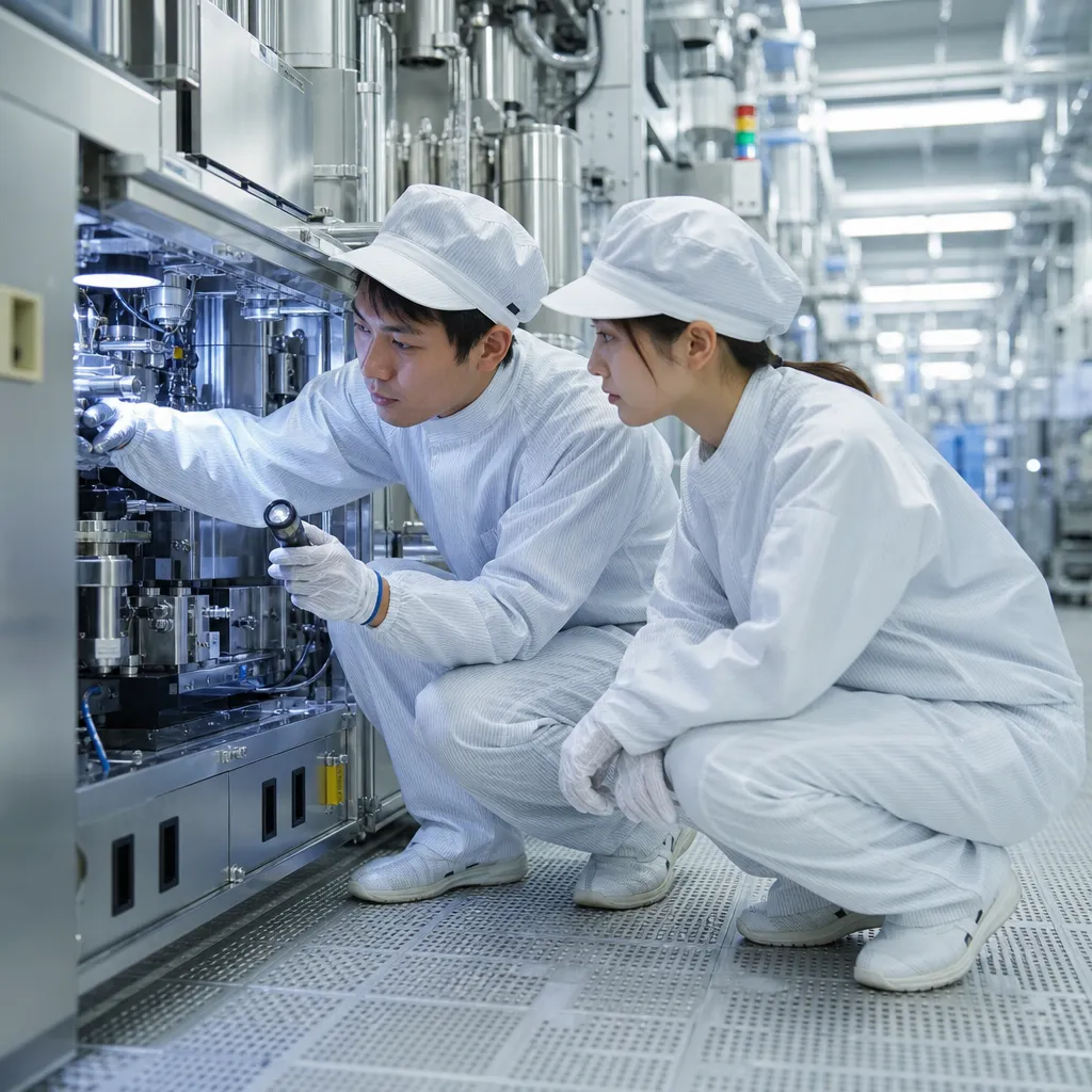 株式会社優陽工業の半導体工場勤務、未経験と経験者の保全